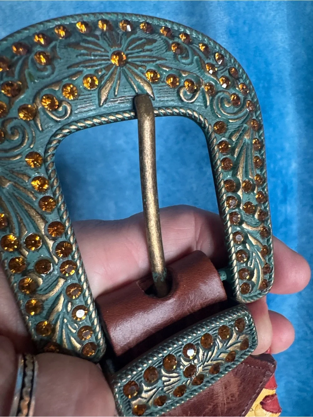Cowgirl Belt: KurtMen Design Beaded & Whipstitched Showstopper